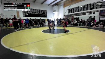 89 lbs Cons. Round 2 - Draven Cowger, Corning PAL vs Matteo Arriaga, Red Star Wrestling Academy