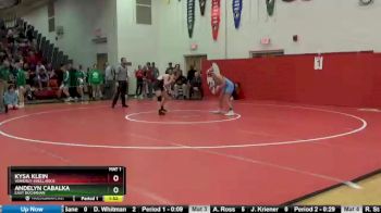 Round 2 - Andelyn Cabalka, East Buchanan vs Kysa Klein, Waverly-Shell Rock