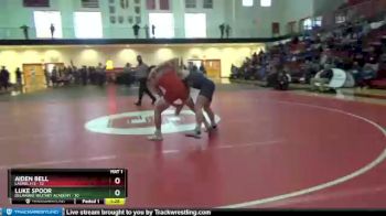 152 lbs Semifinals (8 Team) - Aiden Bell, Laurel H S vs Luke Spoor, Delaware Military Academy