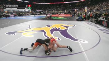 Cons. Round 3 - Kallen Golden, Mitchell vs Bentley Cusatis, Doniphan-Trumbull