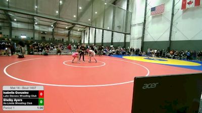 93.6-94.6 lbs Champ. Round 3 - Isabella Gonzalez, Lake Stevens Wrestling Club vs Shelby Ayers, No Limits Wrestling Club