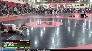 105 lbs Round 3 - Ian Leonard, Stillwater Area Wrestling vs Lane Werner, Pursuit