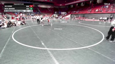 113 lbs D1 - Semi-finals (fri 7:30pm.) - Nick Jenkins, Kaukauna vs Jin Xiong, Holmen