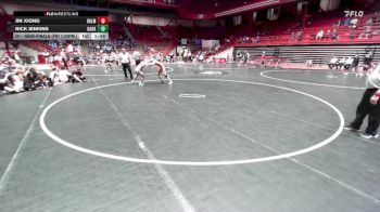 113 lbs D1 - Semi-finals (fri 7:30pm.) - Nick Jenkins, Kaukauna vs Jin Xiong, Holmen