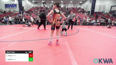 67 lbs Semifinal - Cannon Henry, Piedmont vs Jaysten Wolfe, Team Nomad