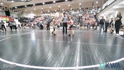 76 lbs Rr Rnd 2 - Haigen Wall, Locust Grove Youth Wrestling vs April Freeman, Tahlequah Wrestling Club
