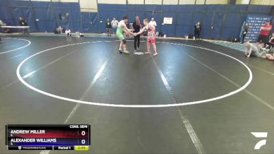 187 lbs Cons. Semi - Andrew Miller, IL vs Alexander Williams, IL