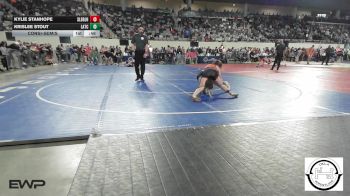 92 lbs Consolation - Kylie Stanhope, Sallisaw Lady Black Diamonds vs Krislee Stout, Little Axe Takedown Club