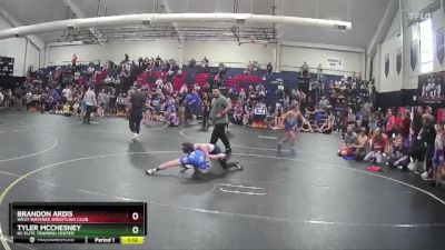 108 lbs Round 2 - Brandon Ardis, West Wateree Wrestling Club vs Tyler McChesney, KC Elite Training Center