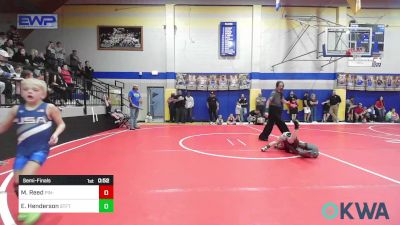 49-52 lbs Semifinal - Maddox Reed, Pin-King All Stars vs Everlee Henderson, Standfast