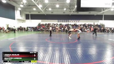 165 lbs Cons. Round 3 - Braydon Lambson, Sunny Hills vs Joshua Aguilar, La Serna