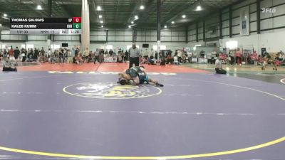 150 lbs Allday - Kaleb Kumm, HEAVY HITTING HAMMERS vs Thomas Salinas, UNION PINES