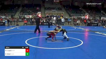 52 lbs Semifinal - Roman Lopez, Whitted Trained vs Royce Beal, Hudson WC