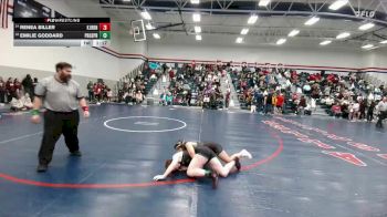 130 lbs 13th Place Match - Emilie Goddard, Prosper vs Renea Biller, Katy Jordan