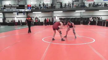 138 lbs Consi Of 4 - Hannah Messare, Burnt Hills/Scotia/Ballston Spa vs Maddy Keeler, Putnam