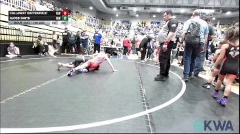 100 lbs Consi Of 8 #2 - Callaway Battenfield, Raw Wrestling Club vs Jacob Smith, Raw Wrestling Club