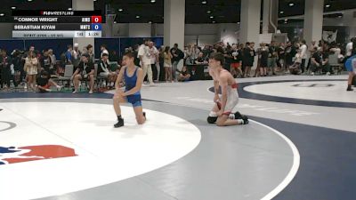 52 kg Champ. Rd Of 64 - Connor Wright, Askeo International Mat Club vs Sebastian Kiyan, MTC - MANTANONA TRAINING CENTER