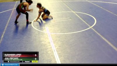 132 lbs Cons. Round 2 - Jose Preciado, Youngblood Wrestling Club vs Alexander Lopez, Code Red Wrestling Club