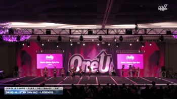 Davis Allstar Gym Inc - Legends [2026 L2 Youth - Flex - D2 - Small Day 1] 2026 One Up Grand Nationals