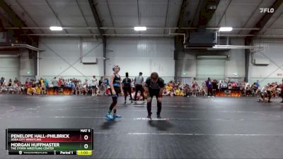 105/115 Round 2 - Morgan Huffmaster, The Storm Wrestling Center vs Penelope Hall-Philbrick, Soda City Wrestling