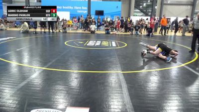 86 lbs Semifinal - Adric Oldham, Bedford vs Marino Pawlos, Bethel Park