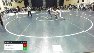 189 lbs Round Of 32 - Dysen Neill, Owen J. Roberts vs Hunter Craine, Osceola High School