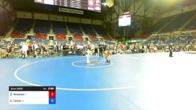 106 lbs Cons 16 #1 - Daniel Rosales, Idaho vs Cadyn Coyle, Nebraska