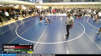 132 lbs Cons. Round 4 - Pedro Puga, Sanderson Wrestling Academy vs Ethan Sharp, Utes Wrestling Club