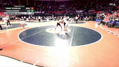 3A 175 lbs 5th Place Match - Henry Rydwelski, Naperville (Central) vs Fabian Ramirez, Elgin (H.S.)