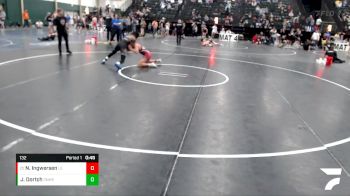 132 lbs 2nd Place Match - Noah Ingwersen, Lincoln East vs Jermaine Dortch, Omaha North High School Wrestl