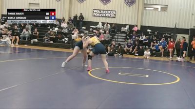 145 Open Cons. Round 4 - Paige Baier, Buena Vista vs Emily Angelo, Iowa Central Community College