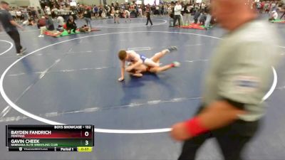 132 lbs Cons. Round 2 - Gavin Cheek, Nebraska Elite Wrestling Club vs Bayden Fandrich, Montana