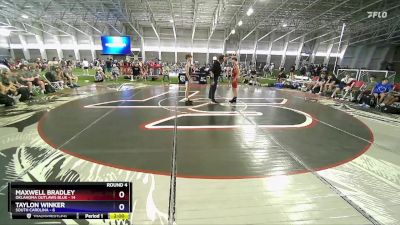 106 lbs Round 4 (6 Team) - Maxwell Bradley, Oklahoma Outlaws Blue vs Taylon Winker, South Carolina