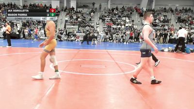 126 lbs Consi Of 8 #2 - Jax Sgrulletta, CT vs Mason Parria, LA