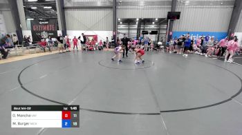 47 kg Rr Rnd 2 - Olivia Mancha, Virginia Red vs Mackenzie Burger, Michigan Rev Blue