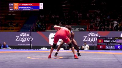 62 kg Qualif - Adaugo Nwachukwu, USA vs Aisuluu Tynybekova, KGZ
