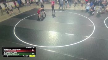 84 lbs Cons. Round 3 - Conner Anderson, Wolfpack Wrestling vs Carter Martin, Bear Cave Wrestling Club