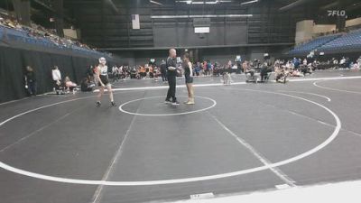 110 lbs Cons. Round 5 - Dalani Hornbuckle, Carl Albert vs Nicole Abregl, Unattached