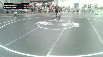 64 lbs Semifinal - Heavenly Chavez, Top Rank Hammers vs Elizabeth Boyer, ReZults Wrestling
