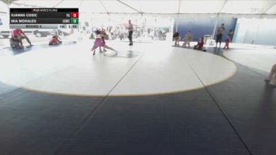 130-140 lbs Round 3 - Ilianna Cosic, Peterson Grapplers vs Mia Morales, Cal Grapplers Wrestling Club