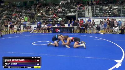 125 lbs Quarterfinal - Shane Ostermiller, AK vs Adam Carey, IA