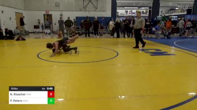 101 lbs Consy 3 - Noel Risacher, Iron Eagles vs Phoenix Peters, Westshore