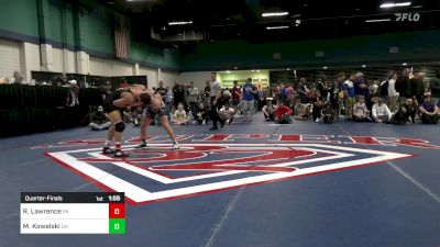 190 lbs Quarterfinal - Rune Lawrence, PA vs Matthew Kowalski, OH