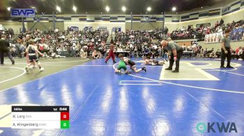 58 lbs Semifinal - Braxton Lorg, Shelton Wrestling Academy vs Andrew Klingenberg, D3 Wrestling Cluib