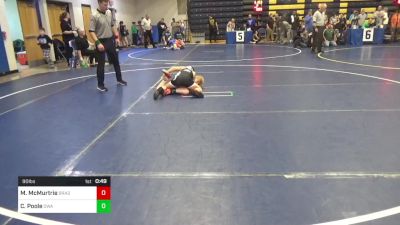 90 lbs Quarterfinal - Maxon McMurtrie, Bradford vs Camden Poole, Dwa