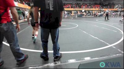 110 lbs 3rd Place - Weslee Frith, Duncan Demon Wrestling vs Madisson Lopez, Blue Devil Wrestling