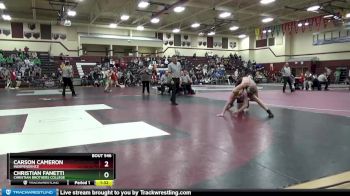 170 lbs Cons. Round 1 - Carson Cameron, Independence vs Christian Fanetti, Christian Brothers College
