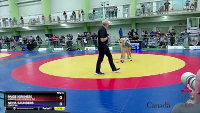 49kg Round 2 - Paige Kirkness, Alberta Elite Women`s WC vs Nevis Saunders, Coast WA