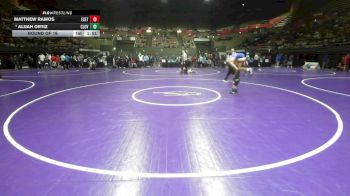 122 lbs Round Of 16 - Matthew Ramos, Exeter Union vs Alijah Ortiz, Clovis North