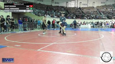 120 lbs Round Of 16 - Ryatt Rodden, Harrah vs Angel Hernandez, Putnam City